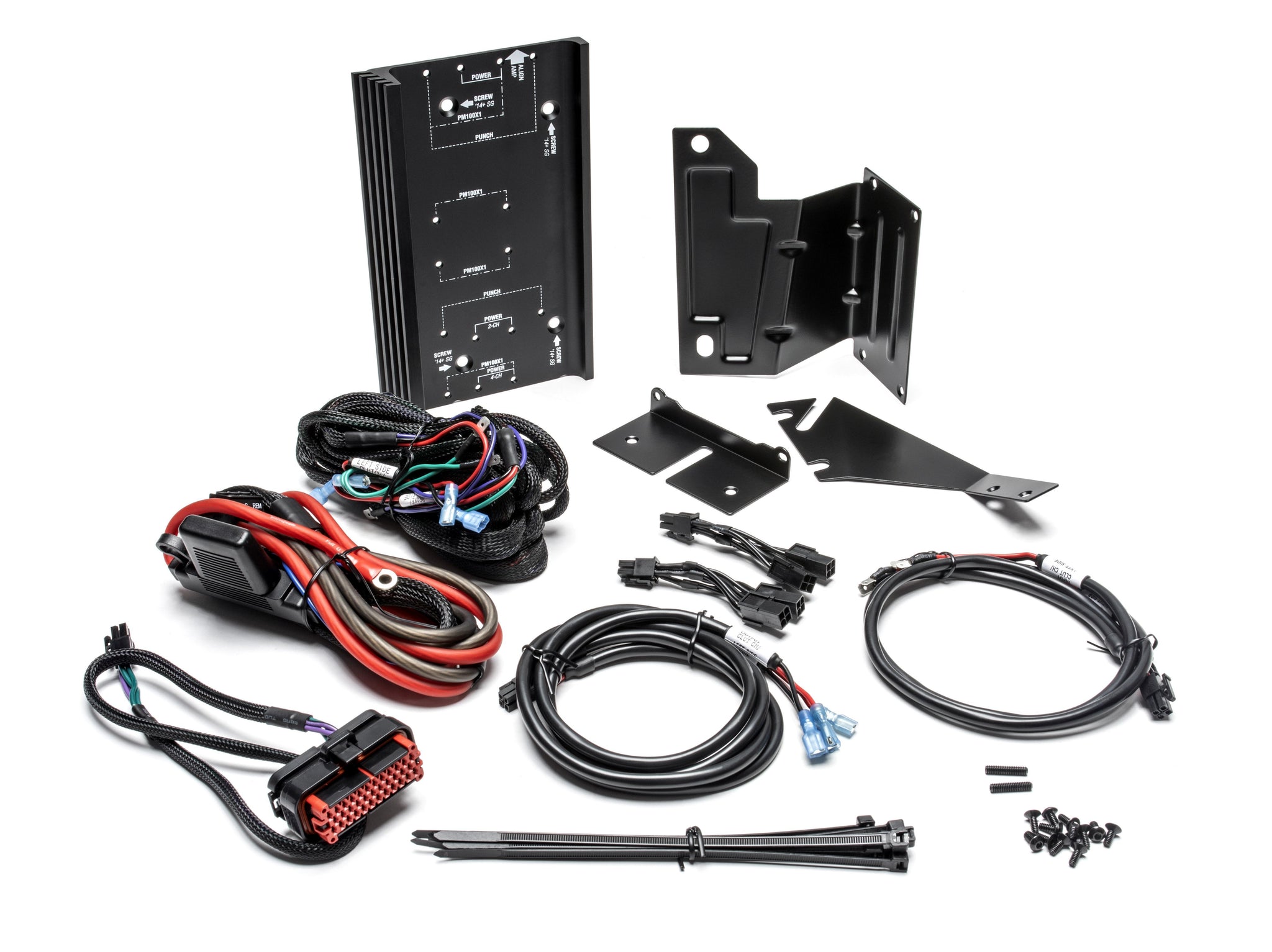 DAS Companies Harley-Davidson Custom Audio 1999-2013 Harley-Davidson Street/Electra Glide - Amplified Premium Sony DSX-M80 Plug & Play Fairing Speaker Bundle
