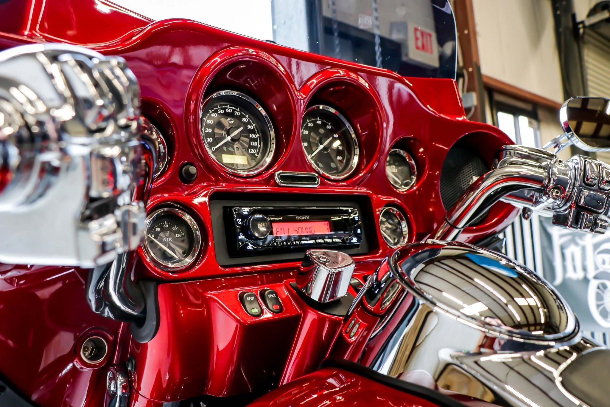 DAS Companies Harley-Davidson Custom Audio 1999-2013 Harley-Davidson Street/Electra Glide - Premium Sony DSX-M80 High-Power Plug & Play Fairing Speaker Bundle