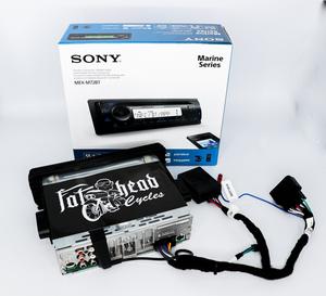 Fat Head Cycles Harley-Davidson Custom Audio Sony MEX-M72BT w/ Metra 99-9600 HD Install Kit Plug and Play Bundle | '99 -'13 Harley-Davidson®