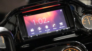 DAS Companies Harley-Davidson Custom Audio Open Box: Sony XAV-AX7000 Plug & Play Bundle w/ Metra 95-9700 Dash Kit | '14 - '20
