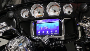 DAS Companies Harley-Davidson Custom Audio Open Box: Sony XAV-AX7000 Plug & Play Bundle w/ Metra 95-9700 Dash Kit | '14 - '20