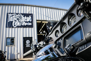 Fat Head Cycles Harley-Davidson Custom Audio ‘14-'20 Police Electra Glide (FTHTP) Sony XAV-AX7000 Plug & Play Audio Bundle