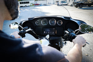 Fat Head Cycles Harley-Davidson Custom Audio ‘14-'20 Police Electra Glide (FTHTP) Sony XAV-AX7000 Plug & Play Audio Bundle