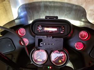 Fat Head Cycles Harley-Davidson Custom Audio Sony MEX-M72BT w/ Metra 99-9600 HD Install Kit Plug and Play Bundle | '99 -'13