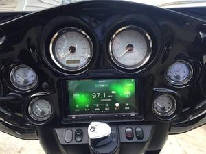 Fat Head Cycles Harley-Davidson Custom Audio Sony XAV-AX5000 Plug & Play Bundle w/ Metra 95-HDIF Inner Fairing | '99 - '13