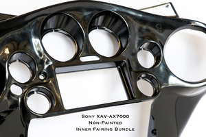 Fat Head Cycles Harley-Davidson Custom Audio Sony XAV-AX7000 Plug & Play Bundle w/ Metra 95-HDIF Inner Fairing | '99 - '13