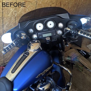 Fat Head Cycles Harley-Davidson Custom Audio Sony XAV-AX7000 Plug & Play Bundle w/ Metra 95-HDIF Inner Fairing | '99 - '13