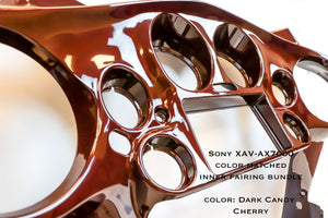 Fat Head Cycles Harley-Davidson Custom Audio Sony XAV-AX7000 Plug & Play Bundle w/ Metra 95-HDIF Inner Fairing | '99 - '13
