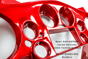 Fat Head Cycles Harley-Davidson Custom Audio Sony XAV-AX7000 Plug & Play Bundle w/ Metra 95-HDIF Inner Fairing | '99 - '13