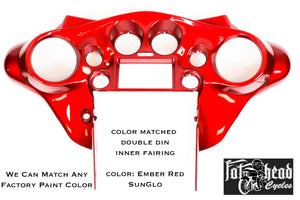 Fat Head Cycles Harley-Davidson Custom Audio Sony XAV-AX7000 Plug & Play Bundle w/ Metra 95-HDIF Inner Fairing | '99 - '13